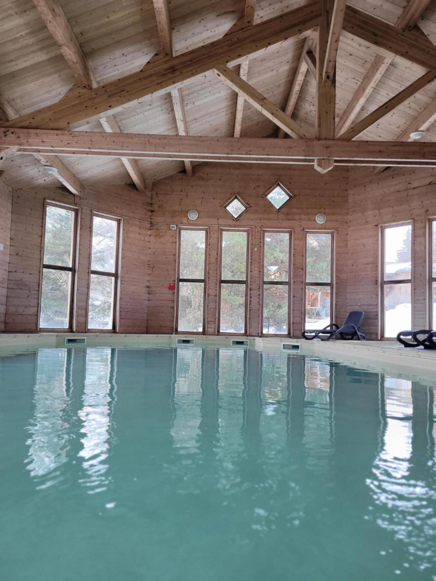 Chalet By Sophie Superdevoluy Avec Piscine Exterior foto
